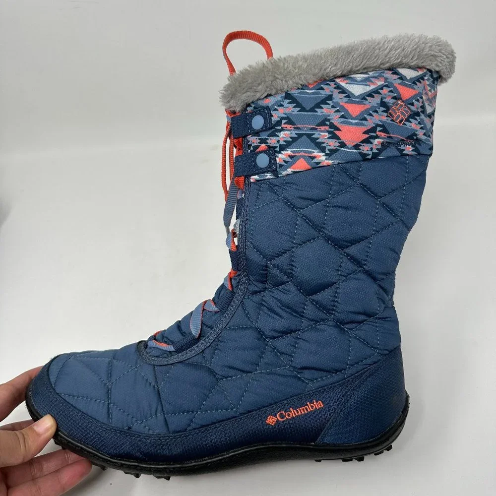 Columbia Women's Insulated Quilted Winter Boot - Blue